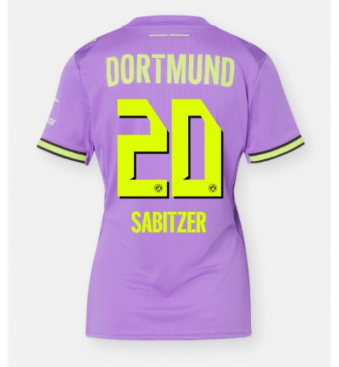 Borussia Dortmund Marcel Sabitzer #20 Kolmaspaita Naisten 2026-27 Lyhythihainen Borussia Dortmund Marcel Sabitzer #20 Kolmaspaita Naisten 2026-27 Lyhythihainen